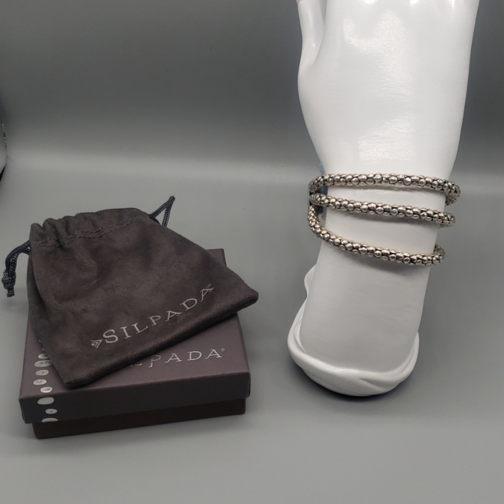 Silpada Sterling Silver Popcorn Bracelet